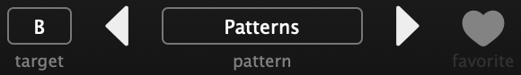 Pattern controls