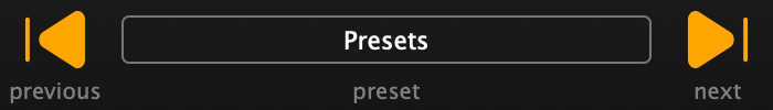 Preset controls