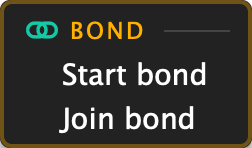 The Bond chip menu
