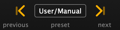 Preset controls